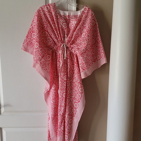 Hand Block Print Other - New Handblock Print Caftan Kaftan Swimsuit Coverup- One size fits all